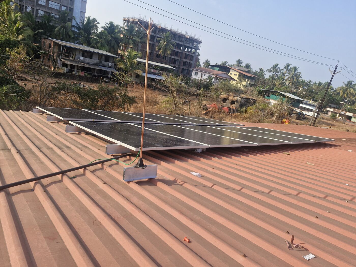 Residential rooftop system by Sarvoday Solar in Ratnagiri